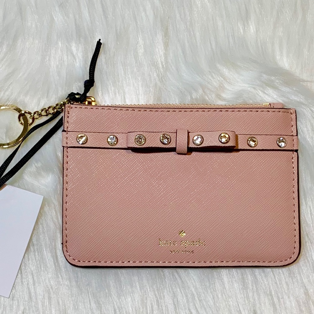 Kate Spade Bitsy Laurel Way Jeweled Bow Wallet